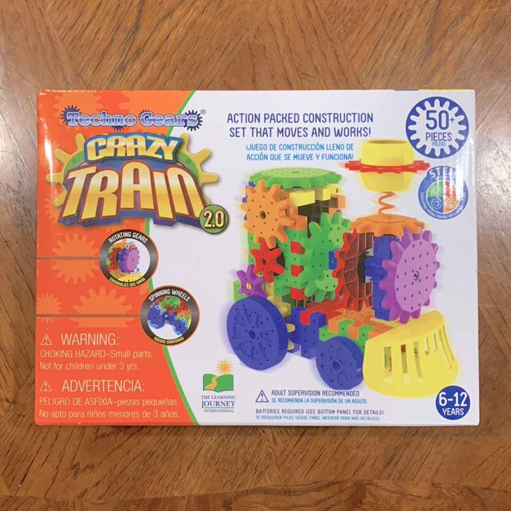 The Learning Journey Techno Gears - Crazy Train 2.0 (50+ pcs)